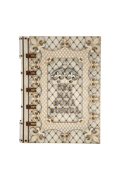 TOM GO "Best Grandma" Gift Box – engraved wooden book box