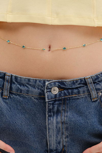 Addax Taşlı Bel Zinciri ZNCR17-TK1