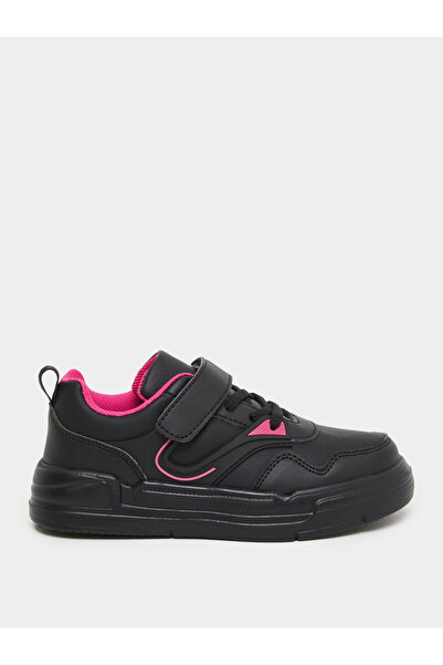 Styli Panelled Sneakers with Hook and Loop Closure