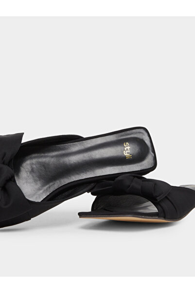 Styli Bow Detail Flat Sandals