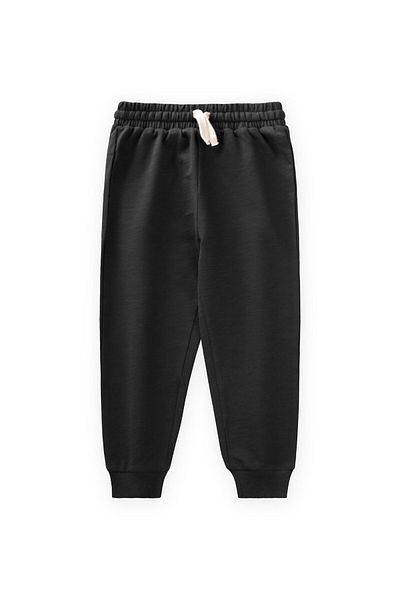 Cigit Seasonal Basic Tracksuit 2-10 Years Black