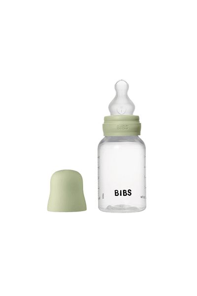 Bibs - Set complet de biberoane anticolici PP fără BPA, 150 ml, silicon, salvie