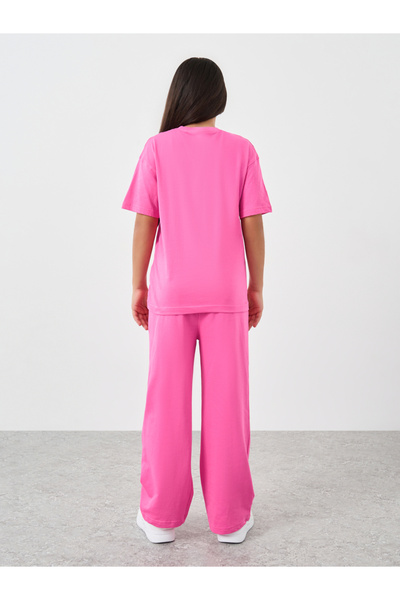 Styli Beverly Hills Print Oversized T-Shirt and Joggers Set