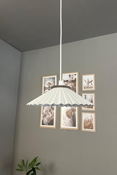 Bamyum Avilla Beyaz Tekli Metal Avize Sezar Başlık Rustik Cafe Mutfak Modern ...