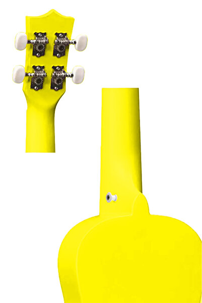 Midex UKX-901YLW Yellow Soprano Ukulele (Strap Bag Method Pick)