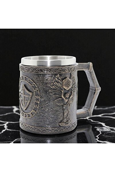 Kuzey Tacı كوب من الفولاذ المقاوم للصدأ بتصميم حراسة سماوية، تصميم خاص لكبار ...