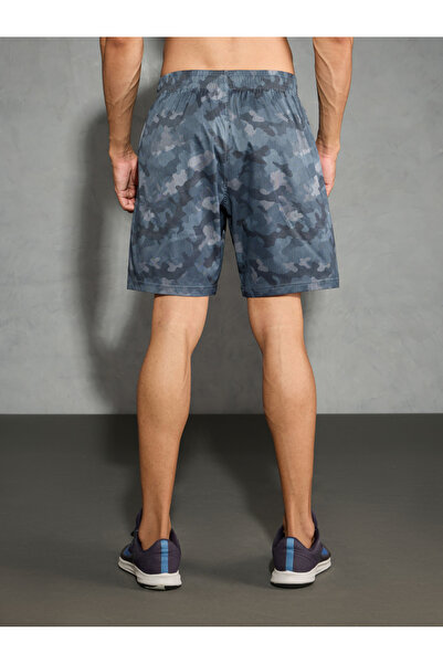 Technosport By Styli Solid 2-Way Stretch Camouflage Shorts