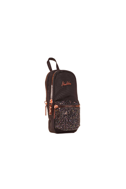 KAUKKO Bright Junior Bag Kalem Çantası Taşlı-Siya K2718
