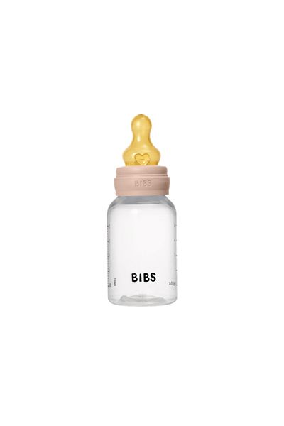 Bibs - Set complet de biberoane anticolici PP fără BPA, 150 ml, Latex, Blush