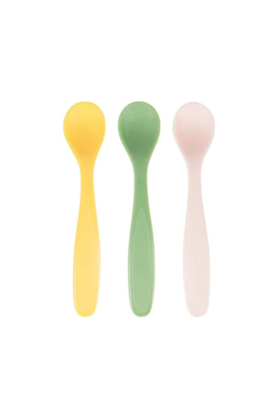 Badabulle - Set de 3 linguri flexibile, Pastel
