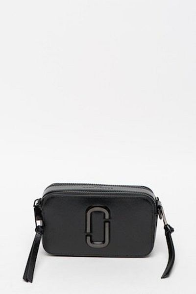 Marc Jacobs , Geanta crossbody de piele Snapshot, Auriu, Negru