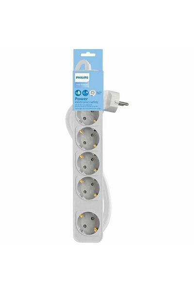Philips Power Strip - 5 Outlets CHP2154W/10 (1.5 m)