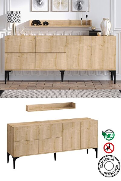 DECORMET Stella Konsol Safir Meşe- Dec-20058