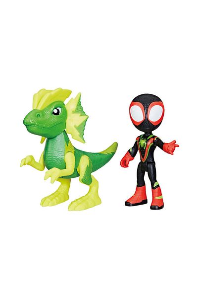 Marvel Spidey and His Amazing Friends Miles Spin Morales & Electrosaurus G0121