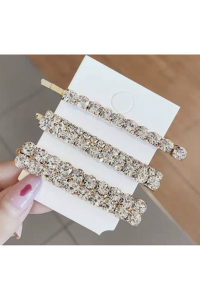 Styli مجموعة من 3 مشابك شعر مزخرفة