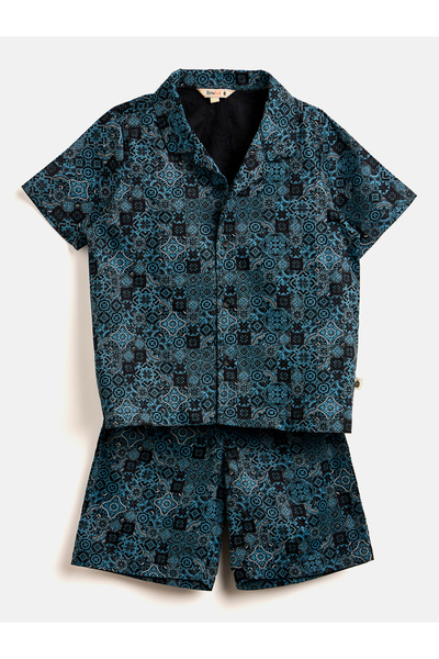 Stylo Bug By Styli All Over Print Shirt and Shorts Set