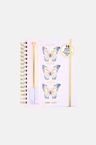 Votum 18 Month Spiral Agenda Journal With Pen