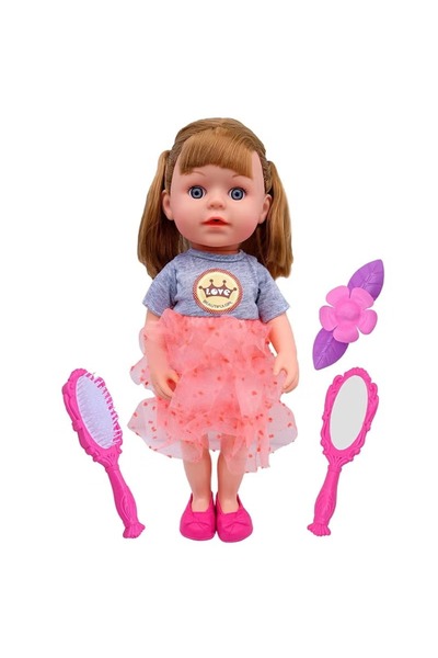 rexa دمية كبيرة جميلة ترتدي ملابس تنكرية وإكسسوارات شعر