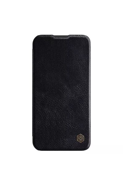 Dali Husă de protecție cu clapă pentru Samsung Galaxy A54, Qin Leather Pro, neagră