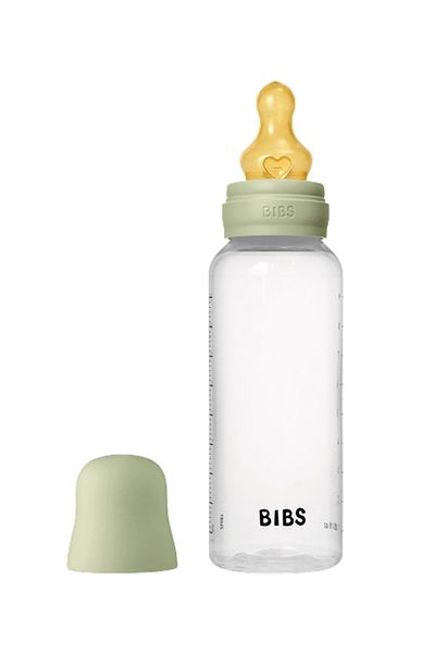 Bibs - Set complet de biberoane anticolici PP fără BPA, 270 ml, Latex, Salvie