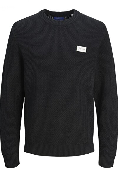 Jack & Jones 12262028 Ανδρικό φούτερ Jorportland Badge Knit Crew Neck