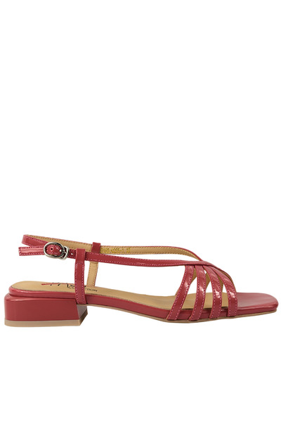 PASS Collection Sandale casual, femei, PASS COLLECTION, 8VH2465-Q265 roz, piele lăcuită, mărimea 40