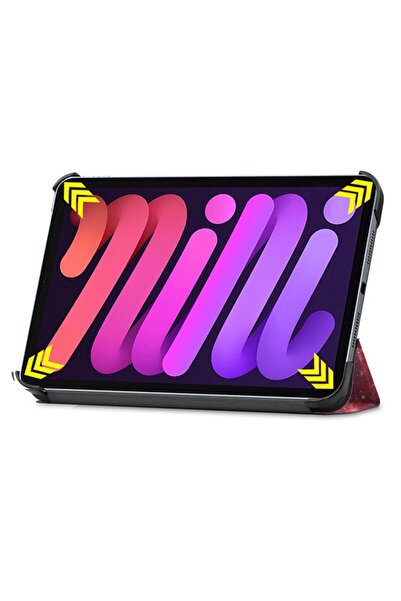 Dali Husă cu clapă pentru Apple iPad Mini 6, 8,3 inch, piele, stil Urban Vibe, multicoloră