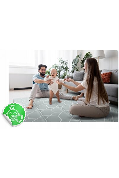 NUKIDO Double-sided, foldable children's play mat made of odorless XPE foam, in a cardboard box