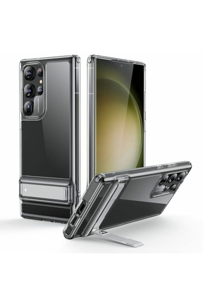 Dali Husă de protecție compatibilă cu Samsung Galaxy S23 Ultra, Air Shield Boost, cu suport, silicon, Tr