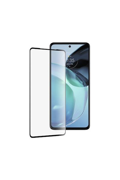 Dali Screen Protector Compatible with Motorola Moto G72, Full Glue Glass, 111D, Black-Transparent