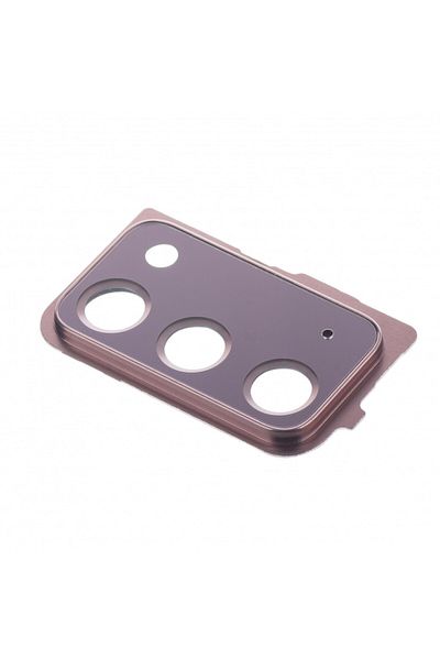 Dali Geam pentru camera spate cu rama inclusa, compatibil cu Samsung Galaxy Note 20 4G/5G, metal, Bronz