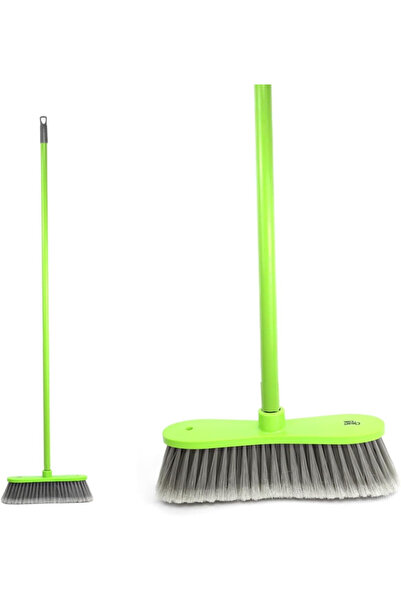 clean&care مكنسة تنظيف وعناية عصا حديدية مع مكنسة