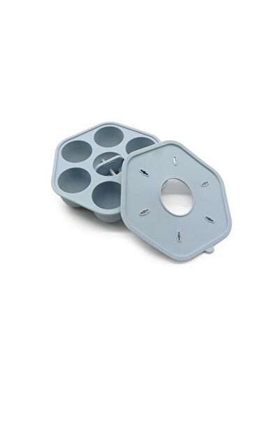 OEM Formă din silicon pentru înghețată, 6 cuburi, albastru deschis