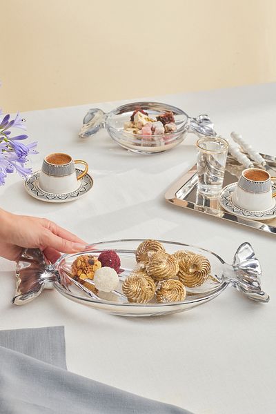 Karaca Candy Decorative Plate 35 X 14.6 X 4.6 cm