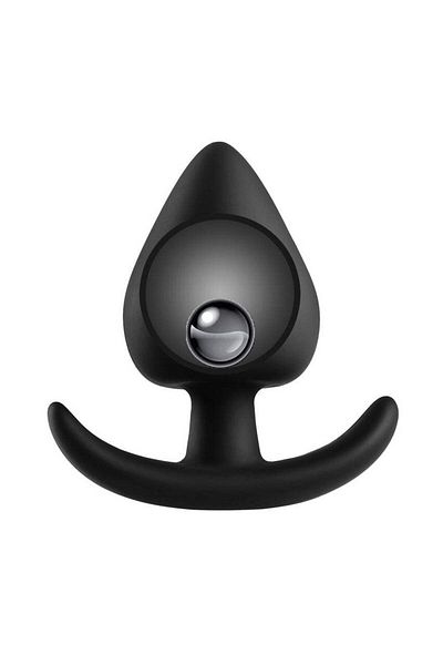 WildFashion Dop intim purtabil cu bilă metalică încorporată pentru o senzație deosebită, Negru – TOY388B1-1