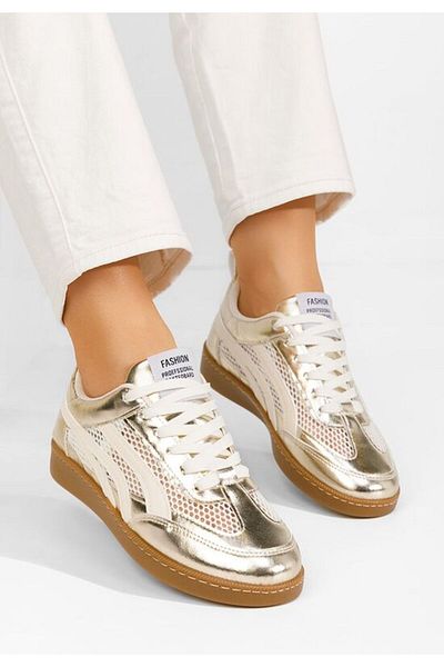 B T Shoes Sneakers dama Leonarda aurii