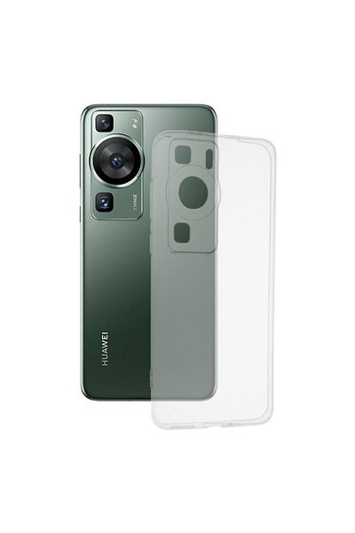 Dali Protective Case Compatible with Huawei P60/P60 Pro, Clear Silicone, Transparent