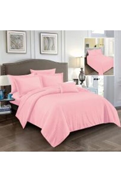 Ralex Double Bed Linen, 6-Piece Set, Damask Polycotton, Turquoise (6 DP 42)