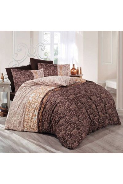 Ralex Lenjerie de pat premium Lux Satin 100% bumbac, 4 piese king size, cearșaf 240 x 260 cm, husă pilotă 200
