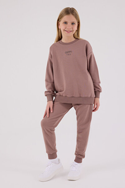 Rolypoly Σετ φόρμας καφέ για κορίτσια