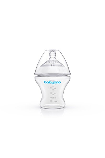 Babyono Biberon anti-colici, BabyOno, 180 ml, 0 luni+, Transparent