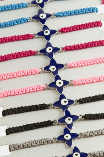 FREEDOM STOREE سوار مضفر على شكل زهرة شريرة مكرامية