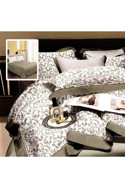 Ralex Economic package double bed linen Finet Cotton 6 pieces Elegance + 2 quilted pillows 50 x 70 cm + qu