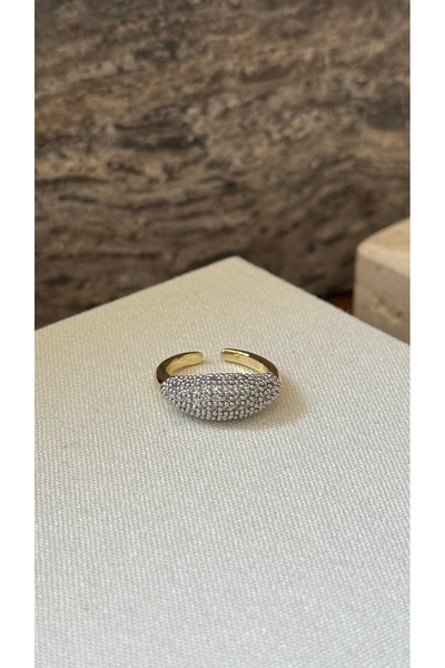 Muse Sister Taş Detaylı Serçe Yüzük