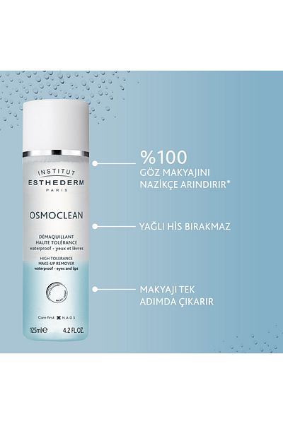 Institut Esthederm Special Makeup Remover for Sensitive and Thin Skin Around the Eyes and Lips 125ml