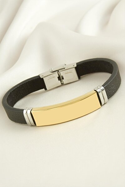 ZERO LAND سوار ZENGEZUR من الجلد الصلب قابل للكتابة عليه - أصفر