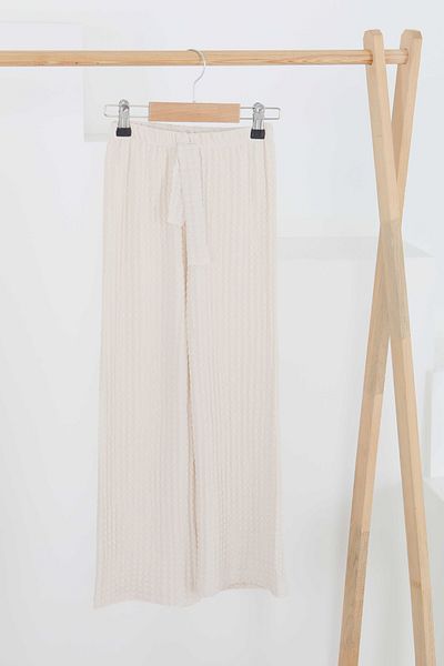 TOFİSA Girl's Stone Elastic Waist Trousers - 27447
