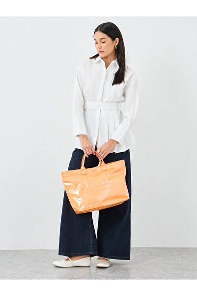 Styli Solid Belted Long Sleeves Shirt