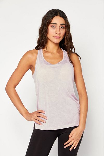 Nike Women Dri-Fit Solid Yoga Top, Mauve
