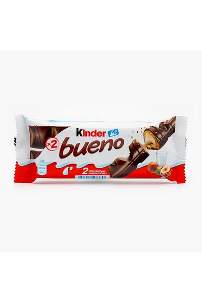 OEM Napolitana cu lapte si umplutura de lapte si alune Bueno 43g Kinder
